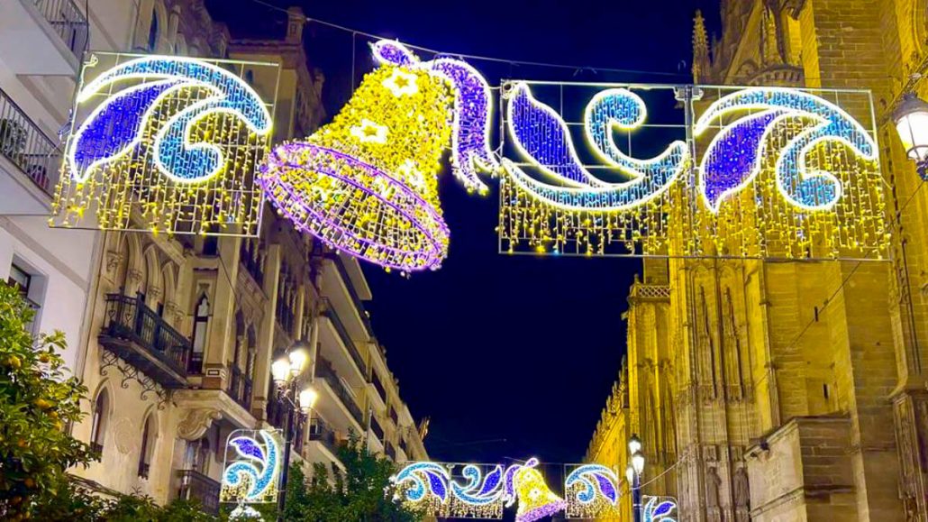 alumbrado de navidad en sevilla catedral