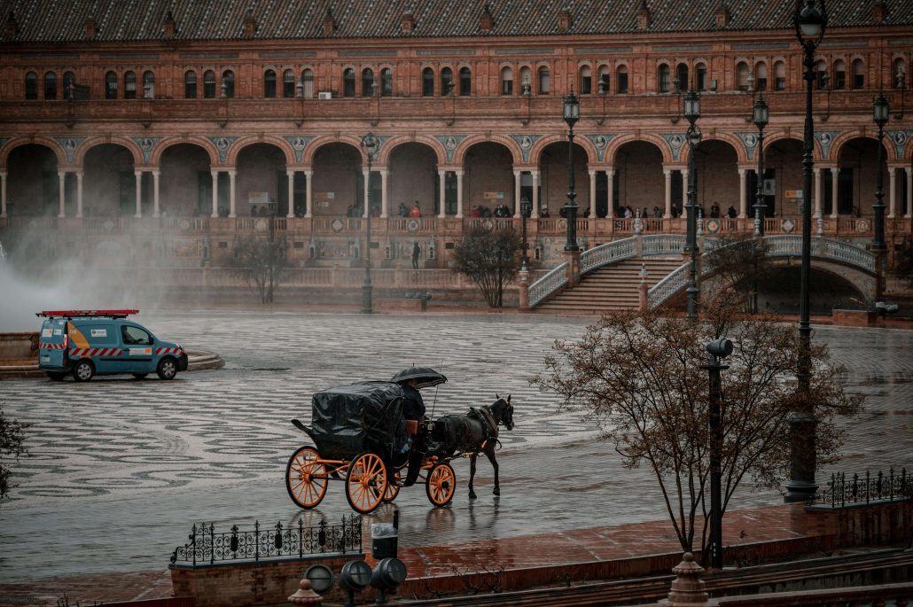 lluvia en sevilla